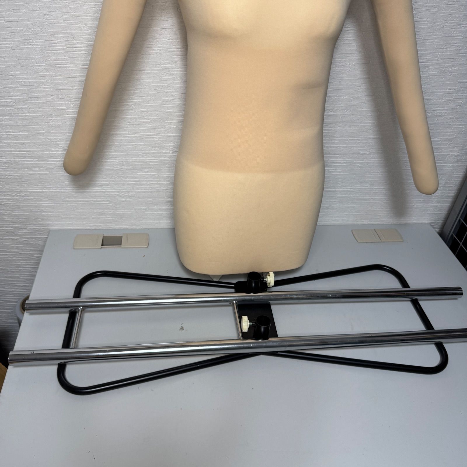 和装ボディ 腕付き 着付け用トルソー マネキン 着物 和装小物 スタンド付き アーム付き