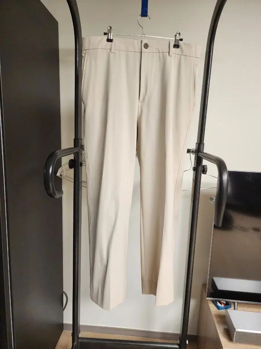 86 34 タイムオム アイボリー セミワイド スラックス