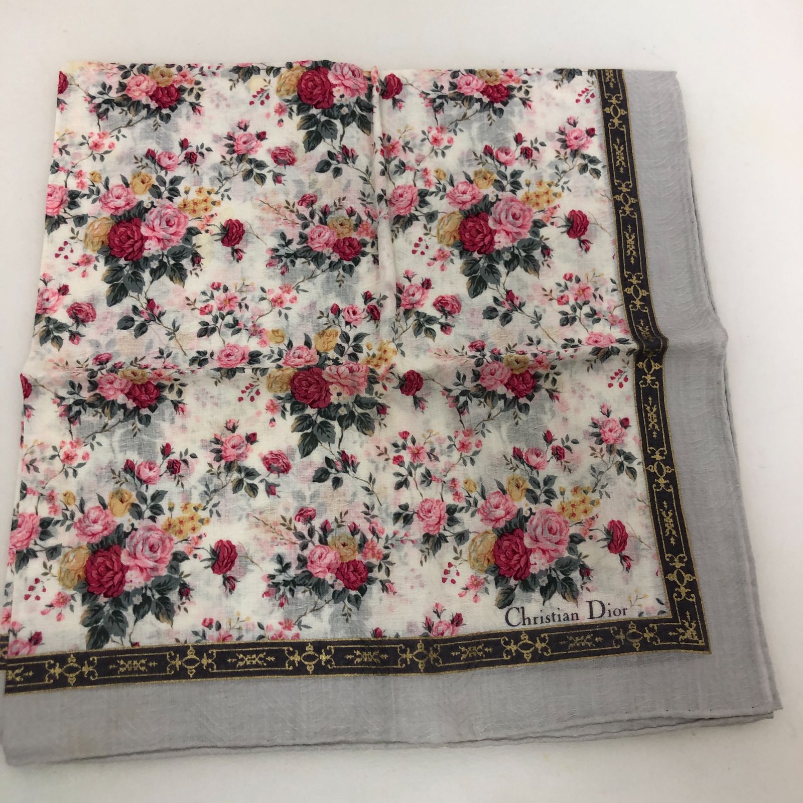 クリスチャンディオール ハンカチ3枚セット ヴィンテージディオール