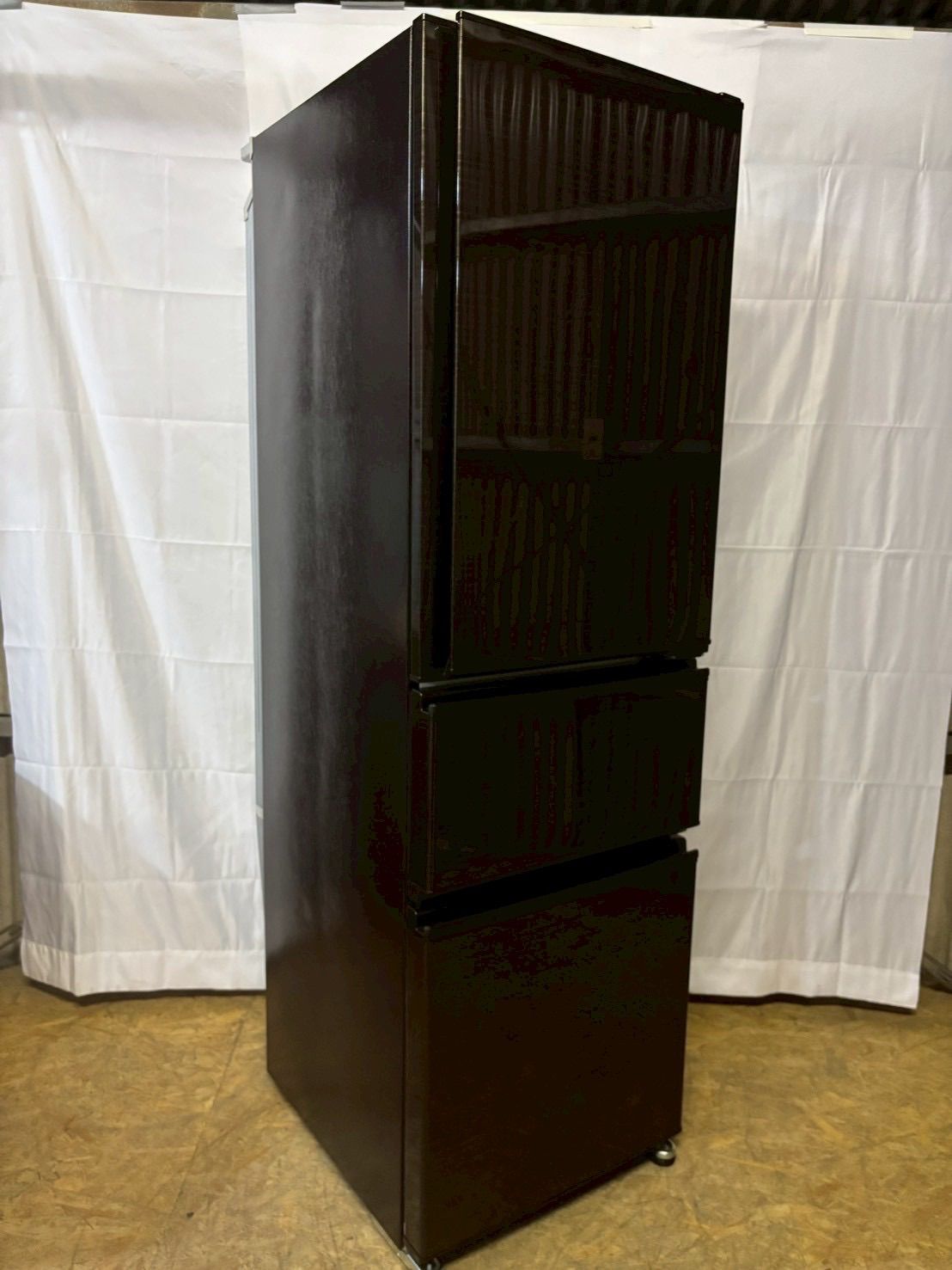 6ヶ月保証】三菱電機 3ドア冷蔵庫 MR-CX30E-BR 2020年製300L 右開き 
