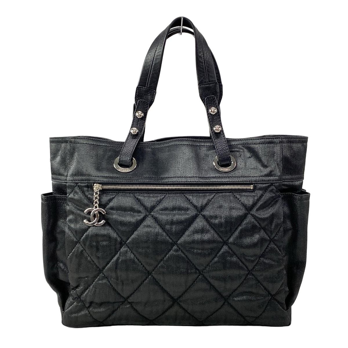 CHANEL(シャネル) トートバッグ パリビアリッツトートGM A34210 黒