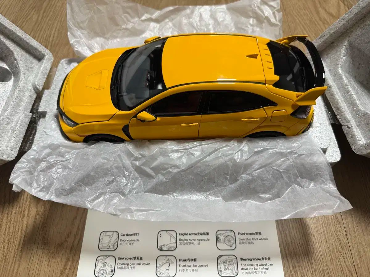 ホンダ honda civic lcd model 1 18