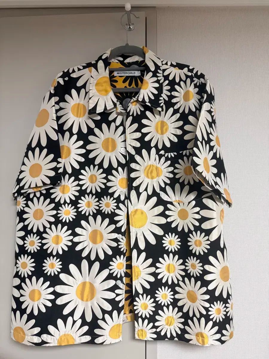 MISTERCHILD デイジー フラワー シャツ L