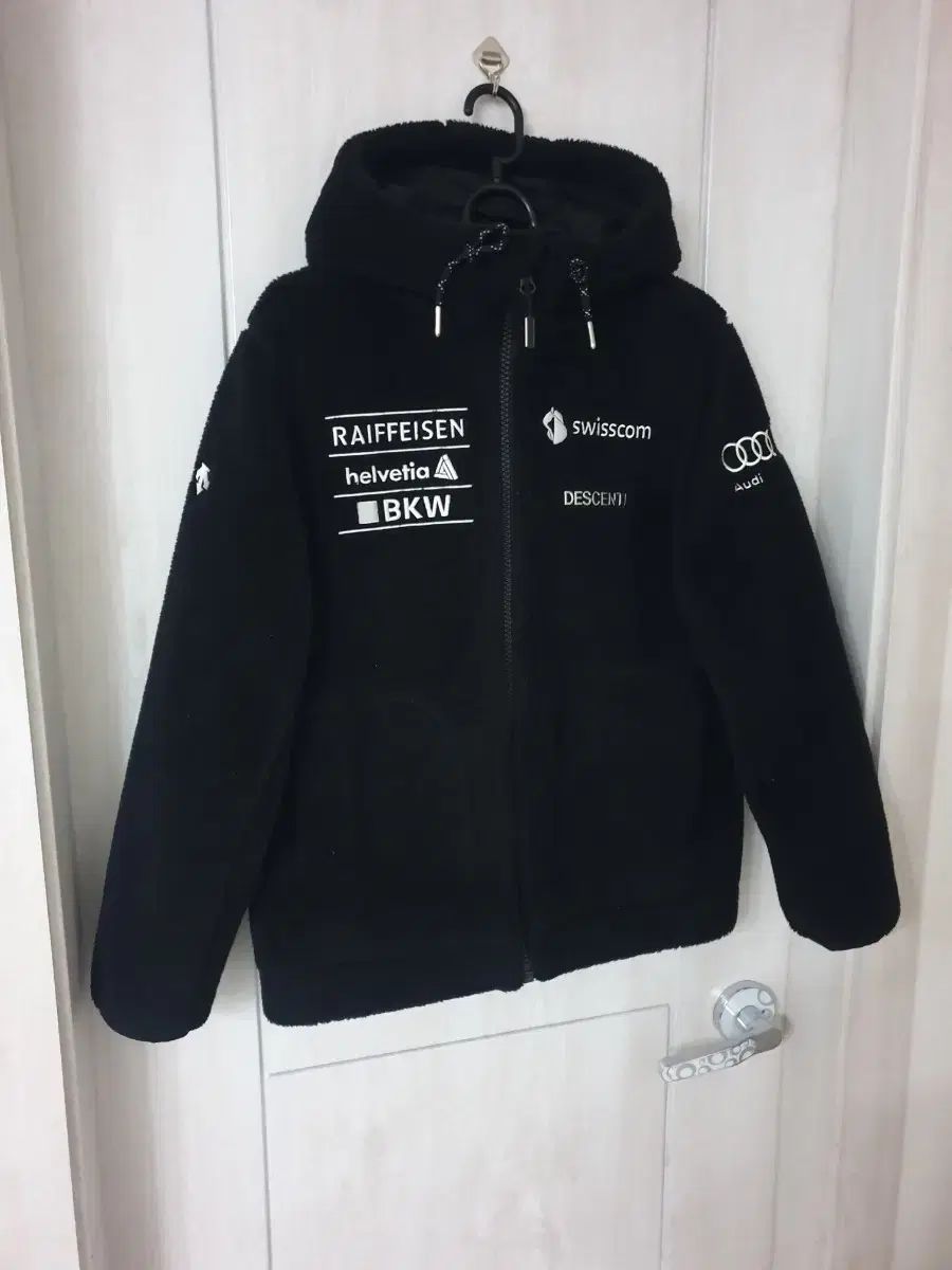 デサント レディース フリース フード ジップアップ ジャケット