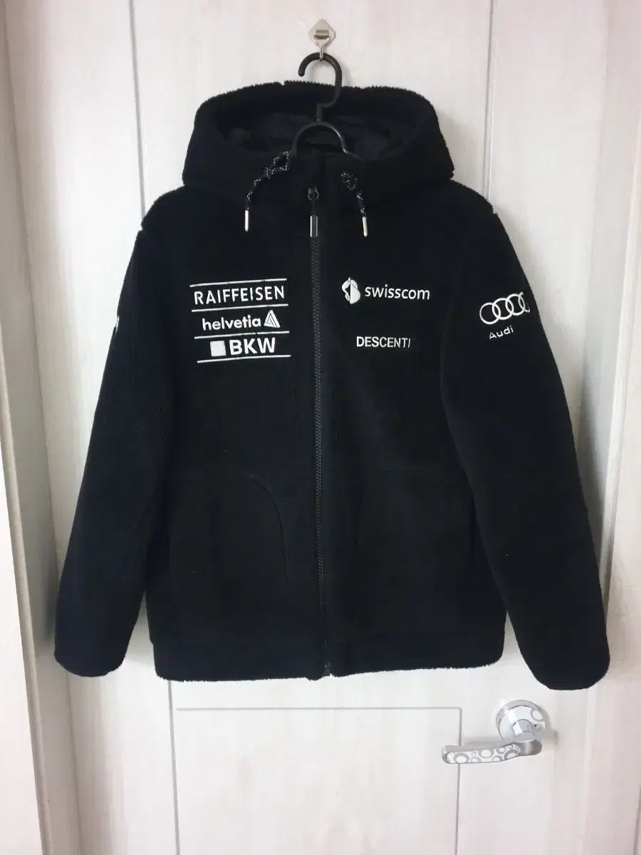 デサント レディース フリース フード ジップアップ ジャケット