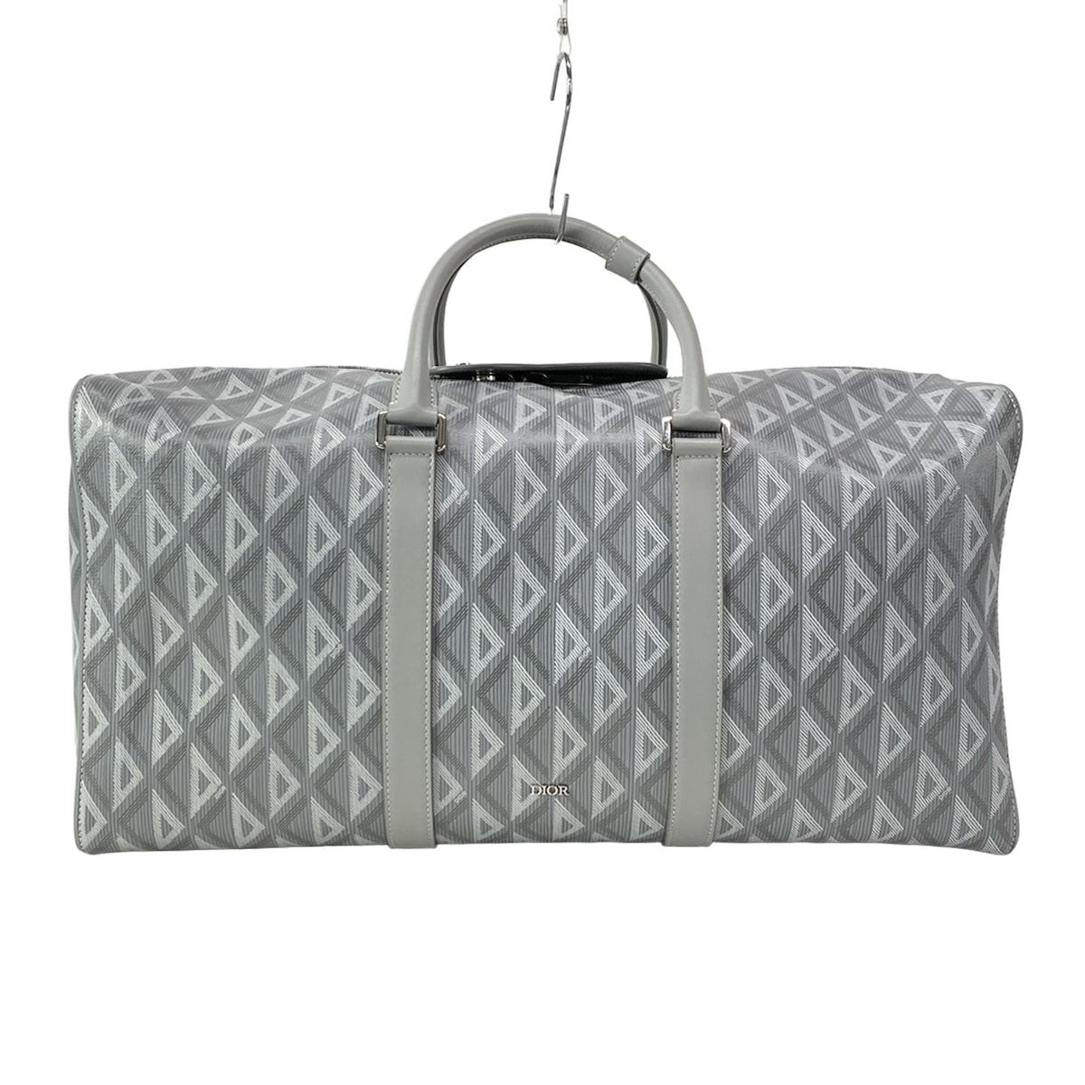 ディオール クリスチャンディオール ボストンバッグ CDダイヤモンド ランゴ 50 1ADDU115CDP_H42E グレー×ライトグレー レザー