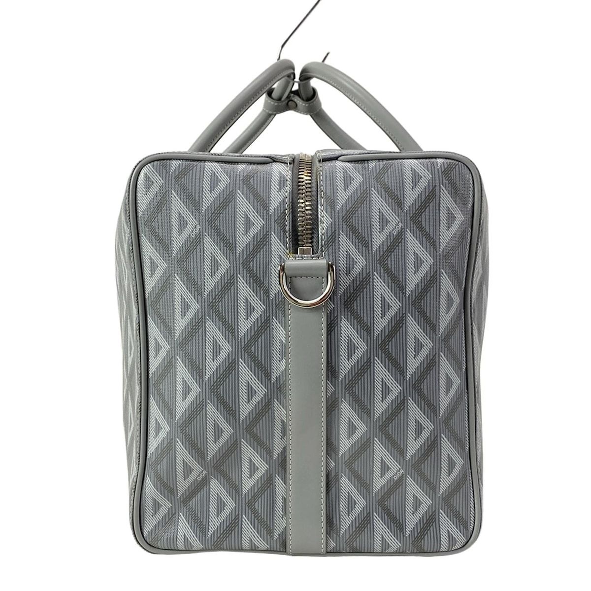 ディオール クリスチャンディオール ボストンバッグ CDダイヤモンド ランゴ 50 1ADDU115CDP_H42E グレー×ライトグレー レザー