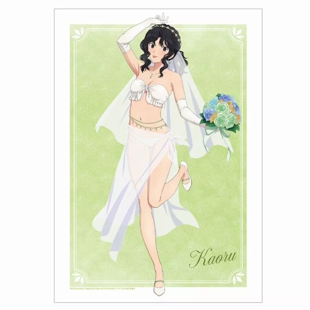 新品】ポスター [新品] A3マット加工ポスター 棚町薫(ウェディング水着