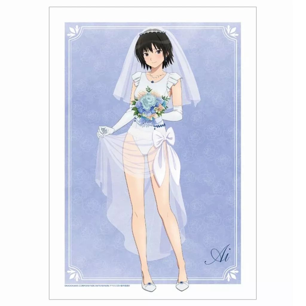 新品】ポスター [新品] A3マット加工ポスター 七咲逢(ウェディング水着