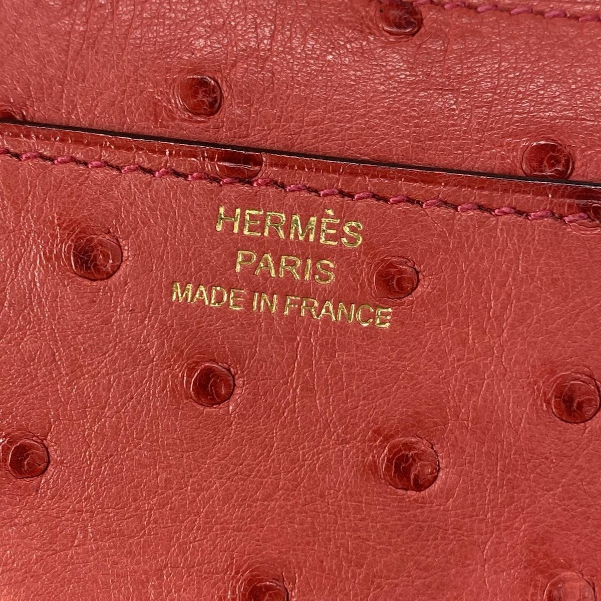  HERMES エルメス 長財布 コンスタンスロング レッド ゴールド金具 その他 小物