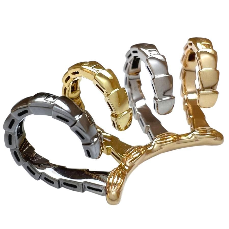 BVLGARI ブルガリ イヤーカフ セルペンティ ヴァイパー 356173 スネーク 750 K 18 YG PG WG ブラックロジウム