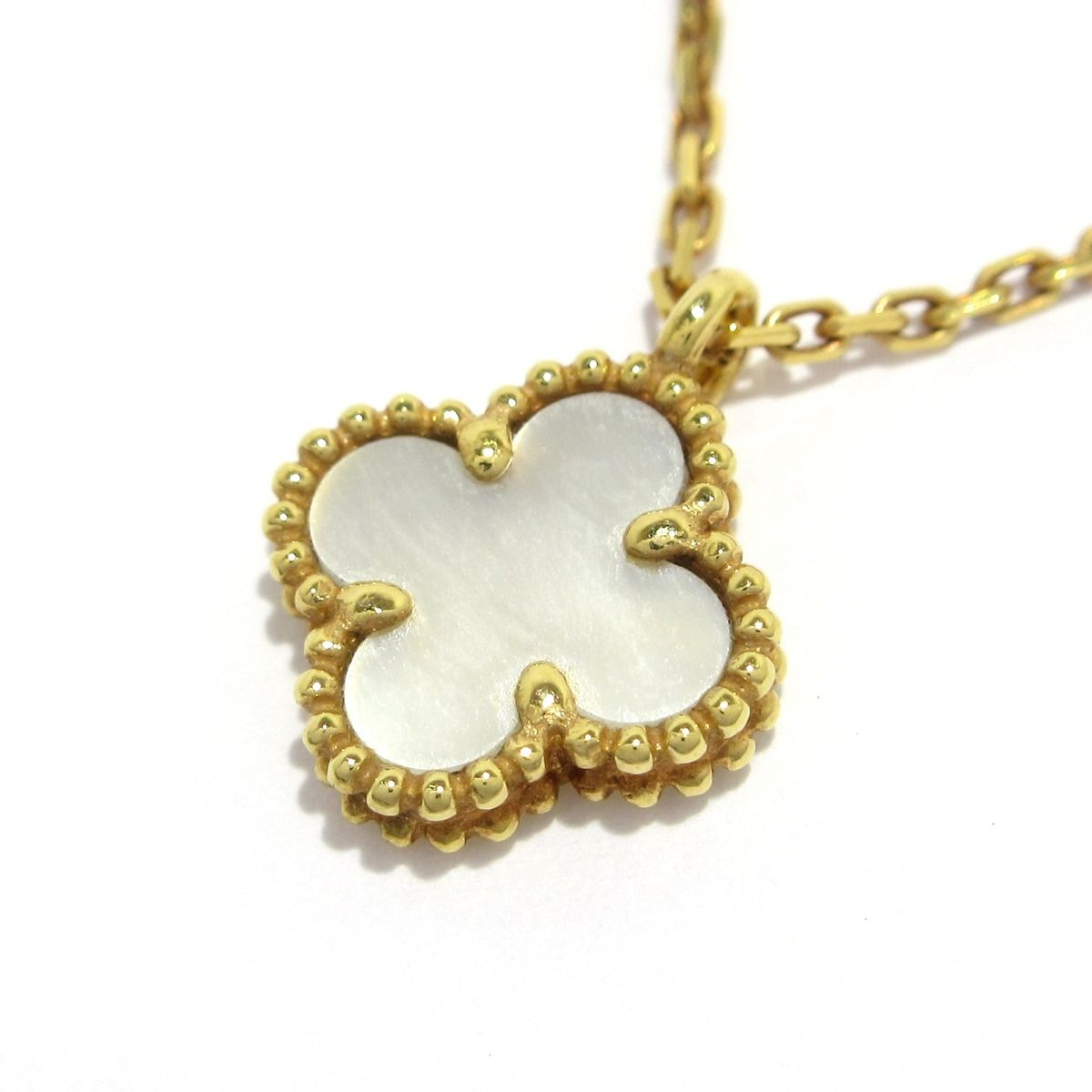 VanCleef - Arpels ヴァンクリーフ-アーペル ネックレス スウィートアルハンブラ VCARF69100 K18YG×マザーオブパール