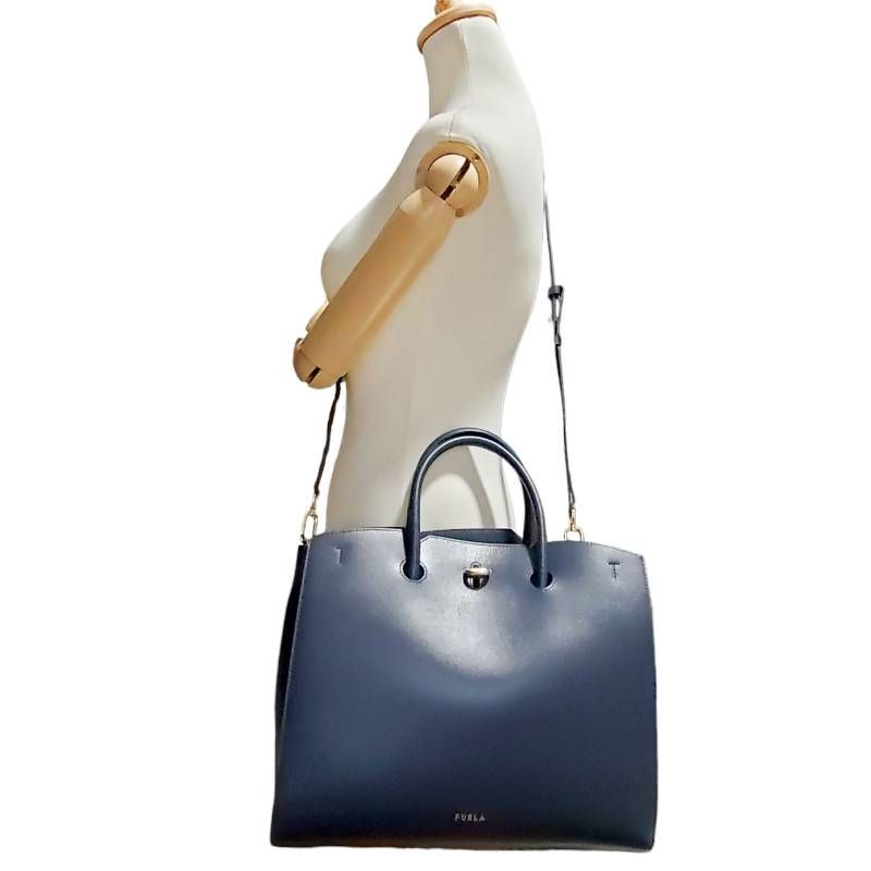 FURLA GENESI フルラ ターンロック ショルダーバッグ トートバッグ
