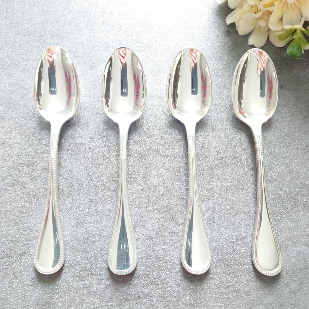 クリストフル パール デミタススプーン 4点