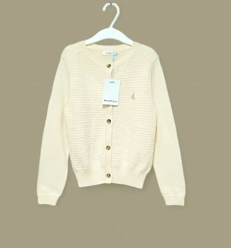 120 ビーンポール キッズ 6歳 7歳 ニット カーディガン セーター 女の子 ユア YOOA