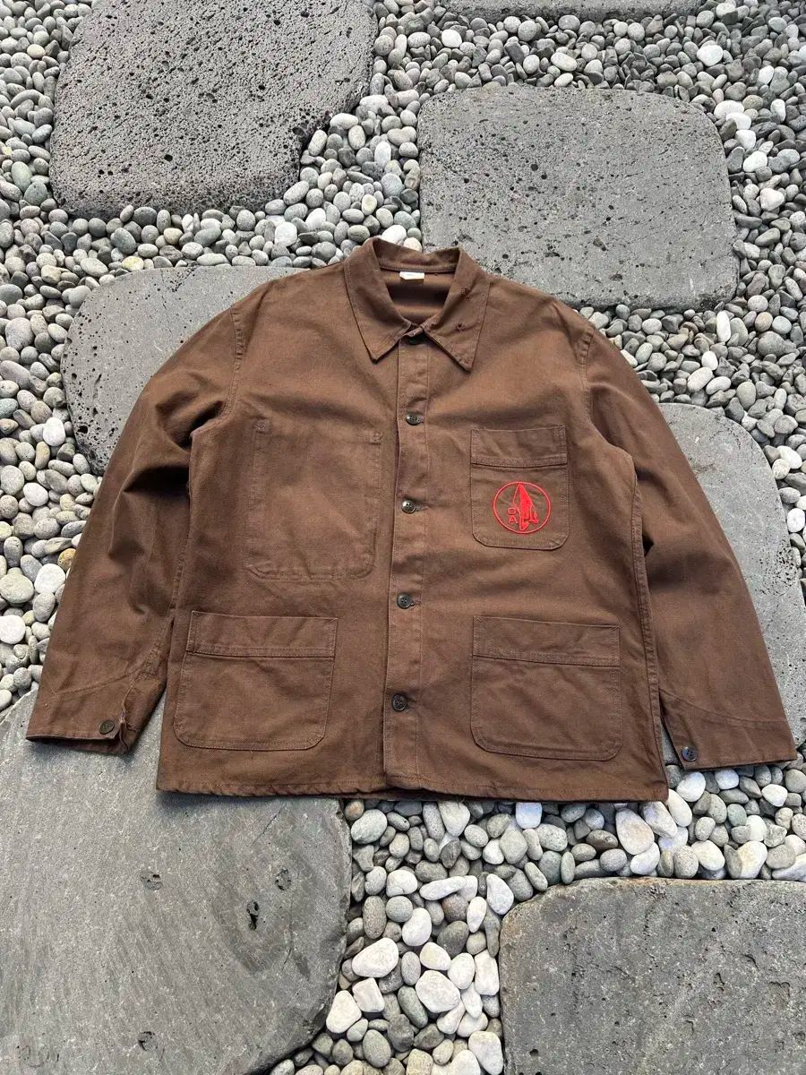 OLD VINTAGE FRENCH BROWN ヴィンテージフレンチウォークジャケット