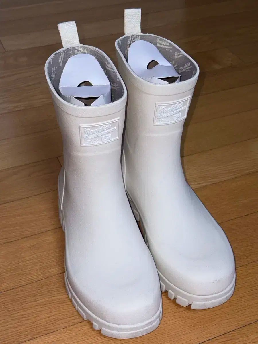 TraditionalWeatherwear トラディショナル ウェザーウェア プラットフォーム レインブーツ ミドル - クリーム 240