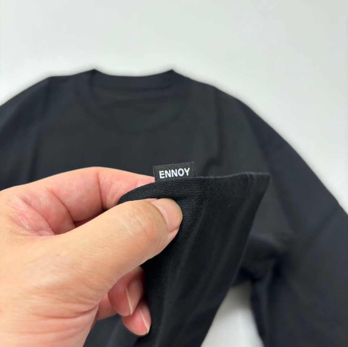 【新品未開封】25SS ENNOY T-SHIRT Black Lサイズ 25ss 2025 未使用 Ennoy エンノイ BLACK & WHITE ブラック & ホワイト