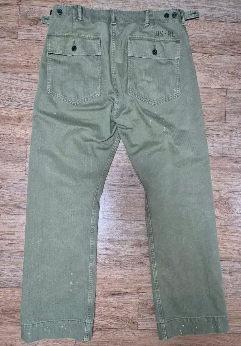 ポロ ヘリンボーン ファティーグ パンツ