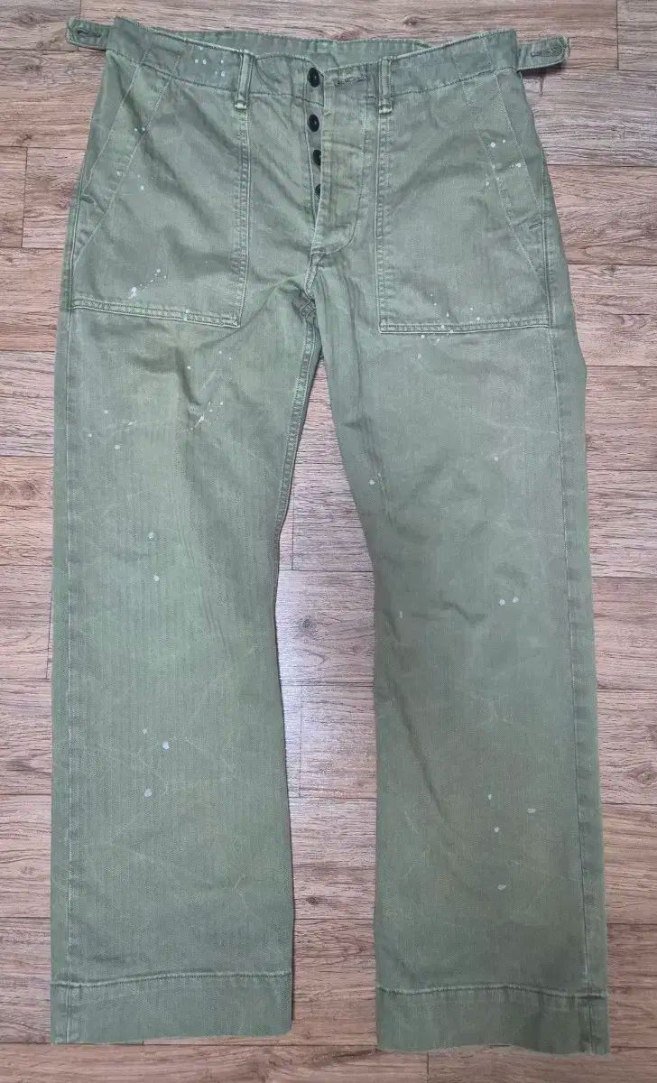 ポロ ヘリンボーン ファティーグ パンツ