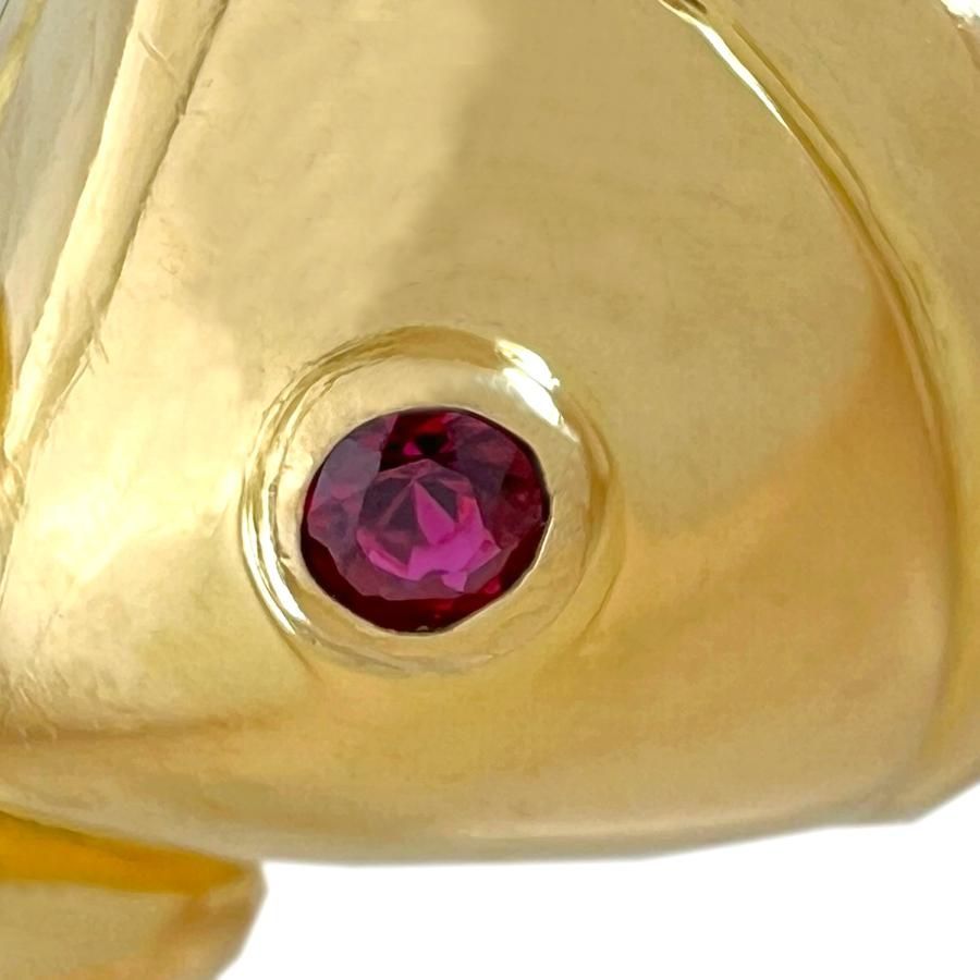 BVLGARI　ナチュラリア　フィッシュ　ヴィンテージ　ルビー　750　リング BVLGARI ブルガリ リング ヴィンテージ ナチュラリア 魚 ルビー