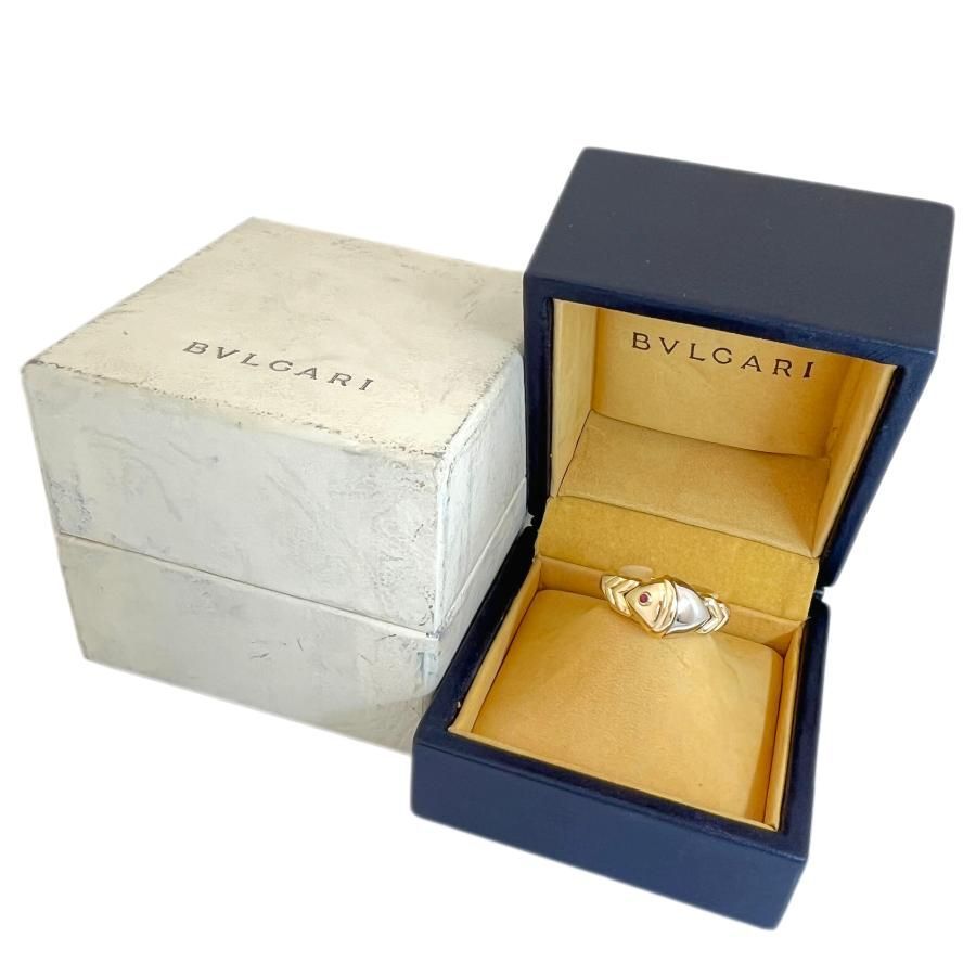 BVLGARI ブルガリ リング ヴィンテージ ナチュラリア 魚 ルビー