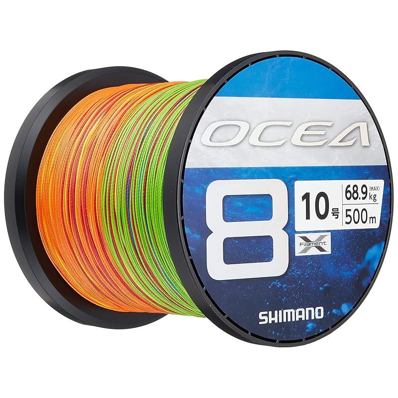 シマノ(SHIMANO) ライン オシア8 500m 10.0号 5カラー LD-A91S 釣り糸 1