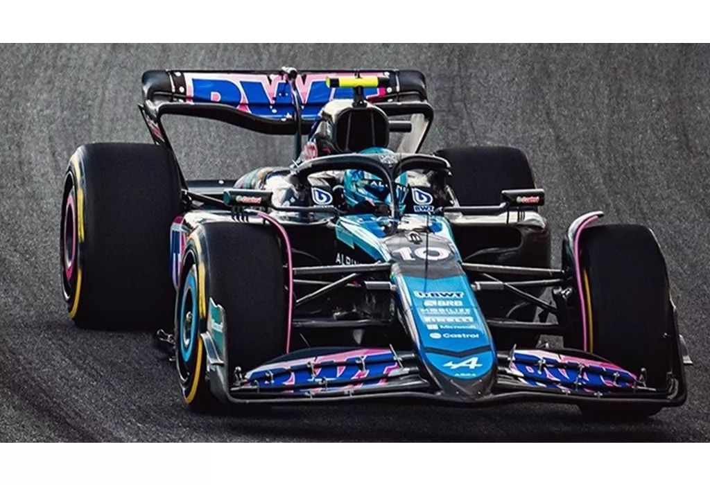 ミニカー 1 43 BWT Alpine F1 Team A524 10 3nd Brazilian GP 2025 Pierre Gasly 150th GP Race with Pit Board&Position Board S9552