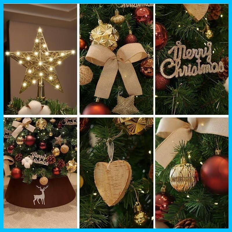 150CM クリスマスツリーセット クリスマスツリー christmas tree クリスマス飾り 豪華 オーナメント LEDライト付き スカート付き 組み立て簡単 屋内 屋外 商店