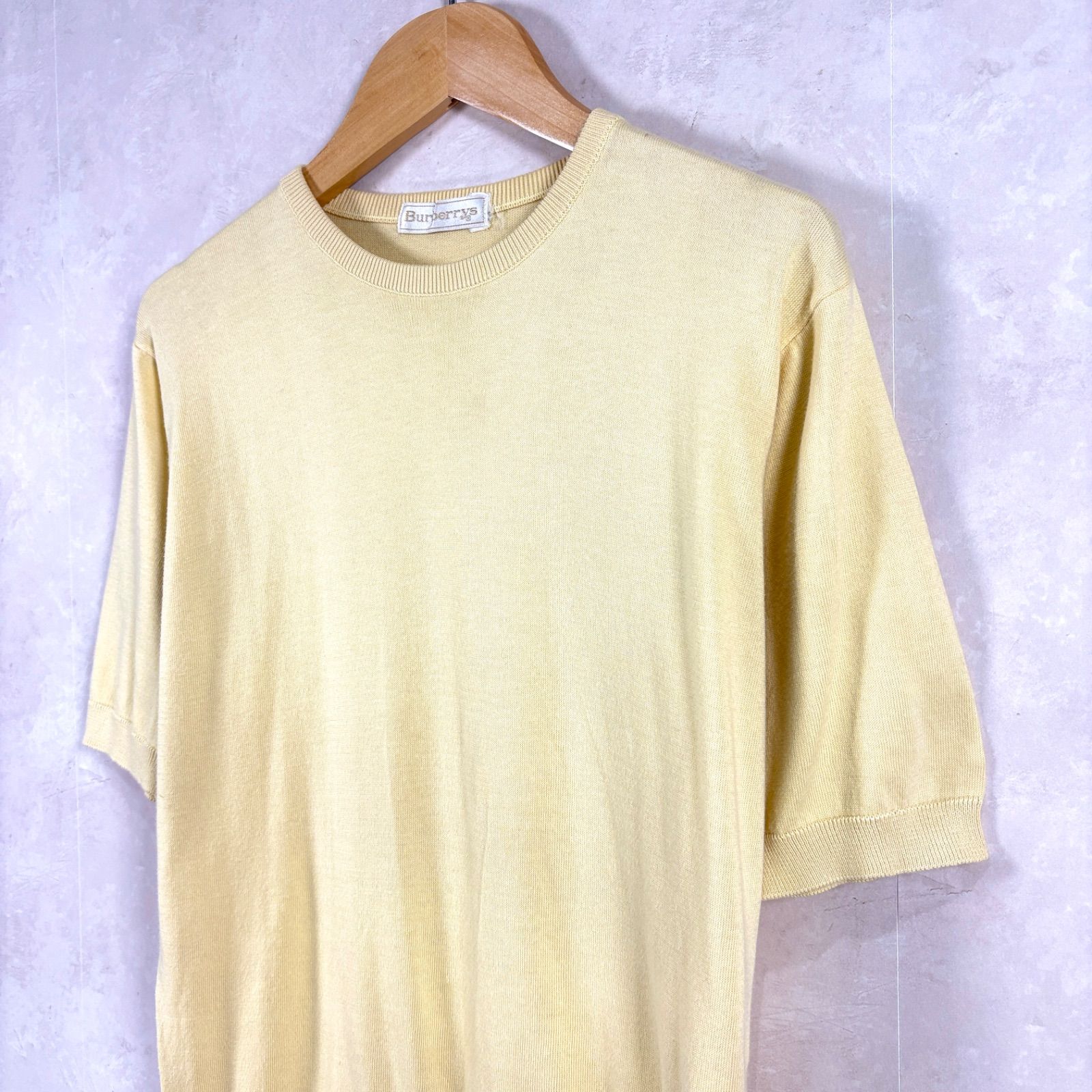 90s Burberrys ヴィンテージ バーバリー ホースロゴ刺繍 ハイゲージ