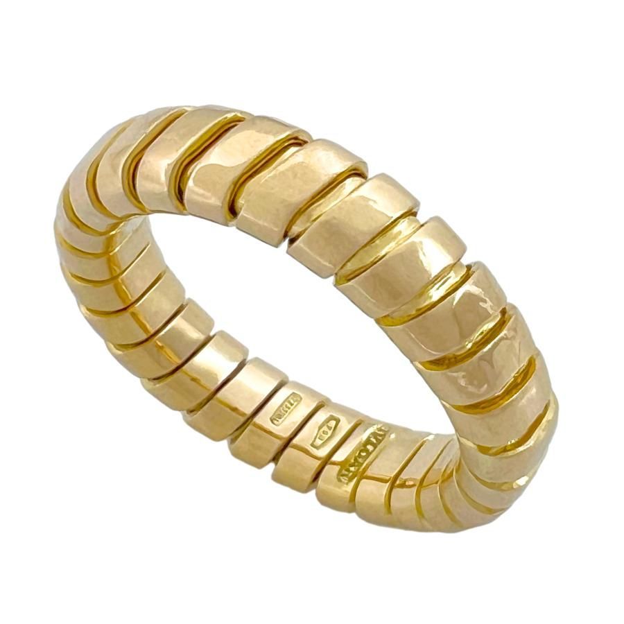 BVLGARI　トゥボガス　750　K18　YG　ヴィンテージ　リング BVLGARI - BVLGARI トゥボガス 750 K18 YG ヴィンテージ リングの通販