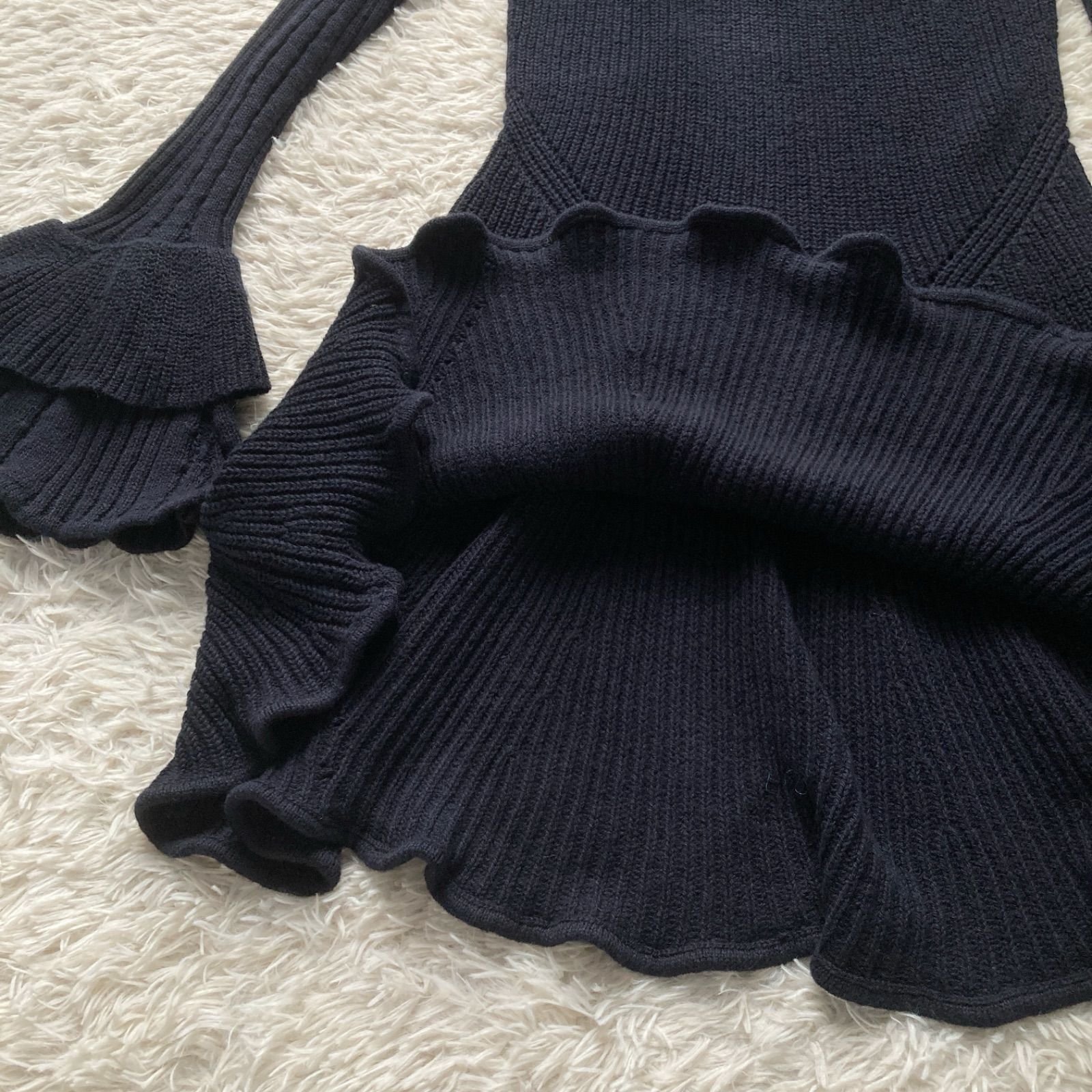 美品 Self-Portrait セルフポートレイト ニットワンピース Mサイズ