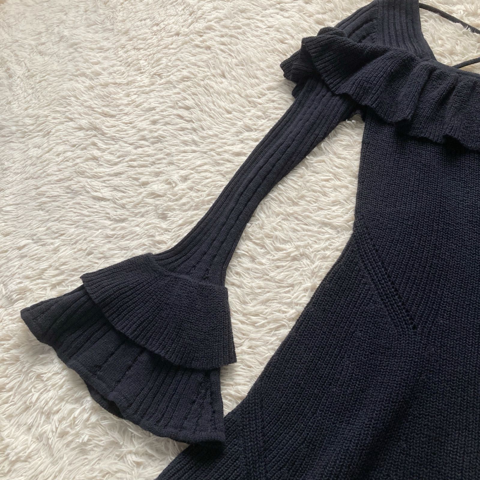 美品 Self-Portrait セルフポートレイト ニットワンピース Mサイズ