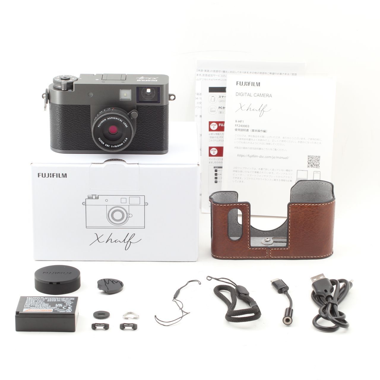 シャッター回数 2300枚 FUJIFILM X ハーフチャコールシルバー