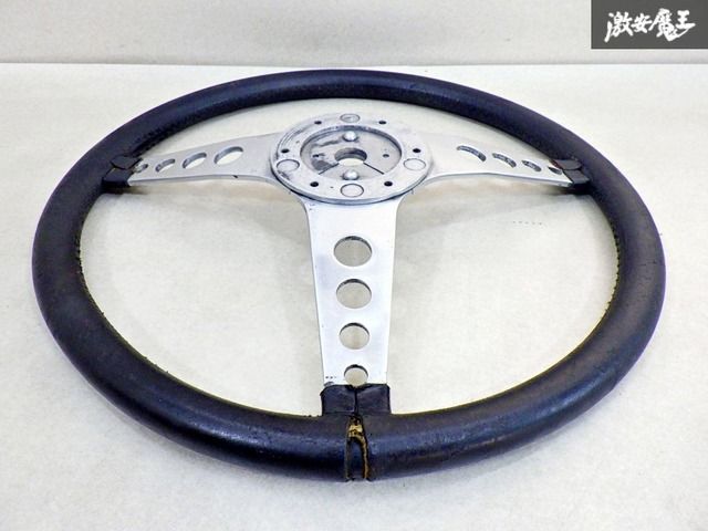 希少！当時物】レスレストン Les Leston レザー ステアリング ハンドル