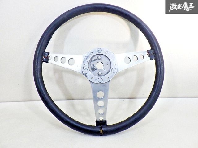 希少！当時物】レスレストン Les Leston レザー ステアリング ハンドル