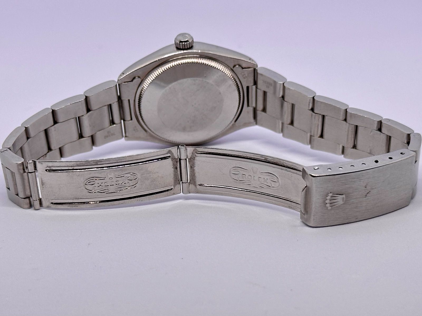  オーバーホール 済み 1年間 付き ROLEX エアキング Ref.5500 Cal.1520 自動巻き時計 腕時計(アナログ)