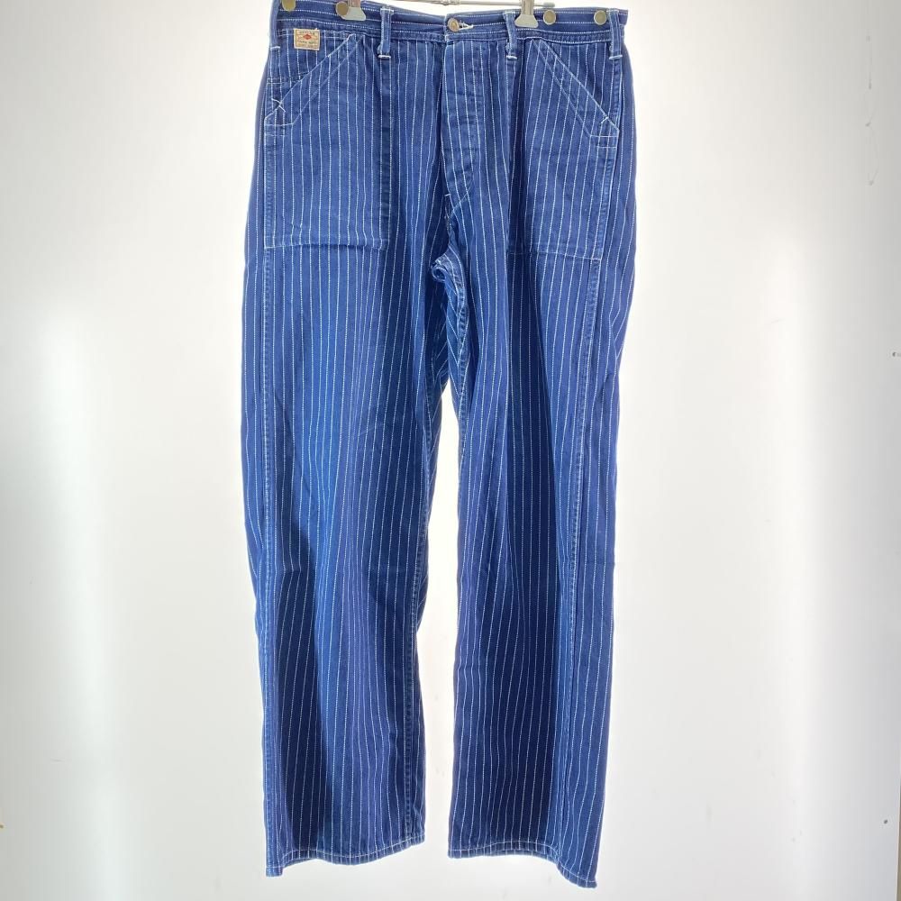 SUGARCANE ウォバッシュストライプ ワークパンツ サイズW36 ブルー ホワイト シュガーケーン 17