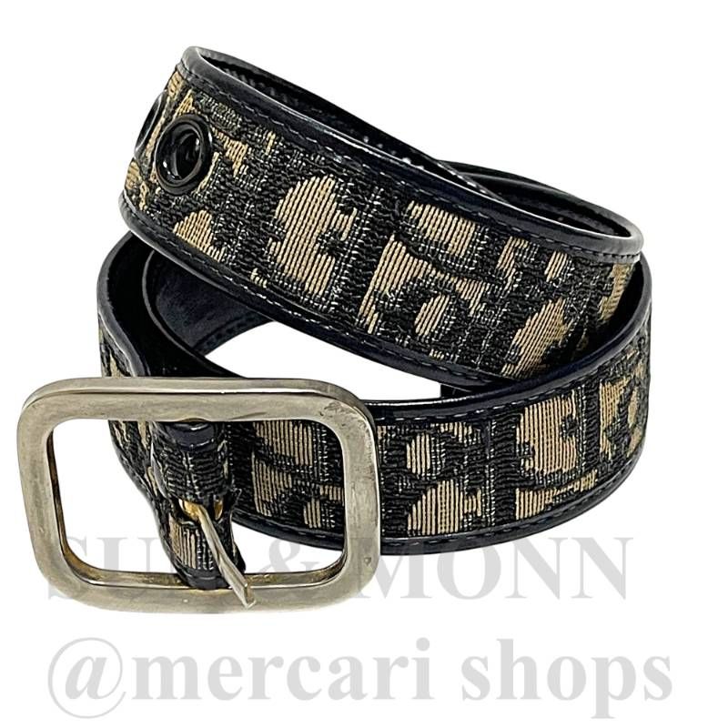 クリスチャンディオール ベルト トロッター レディース ネイビー系 ヴィンテージ 中古】Christian Dior クリスチャンディオール アクセサリー ベルト