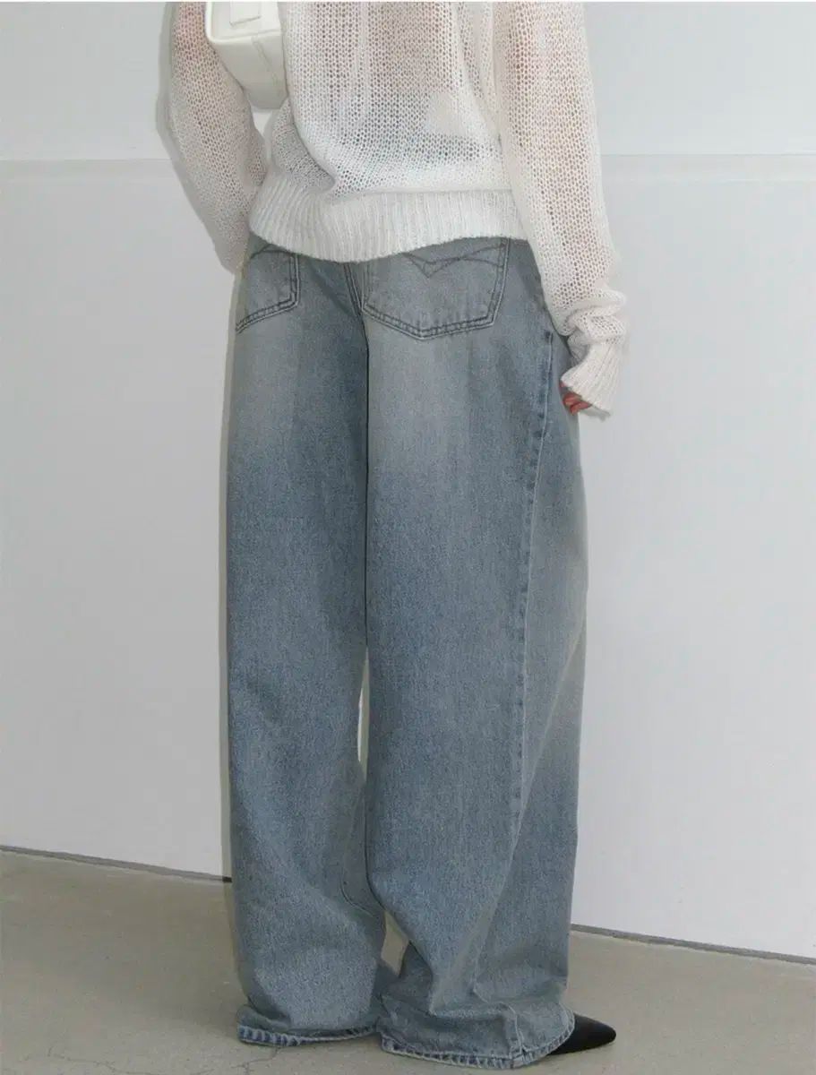 ロックケーキ Dixy Low Rise Wide Jeans XS