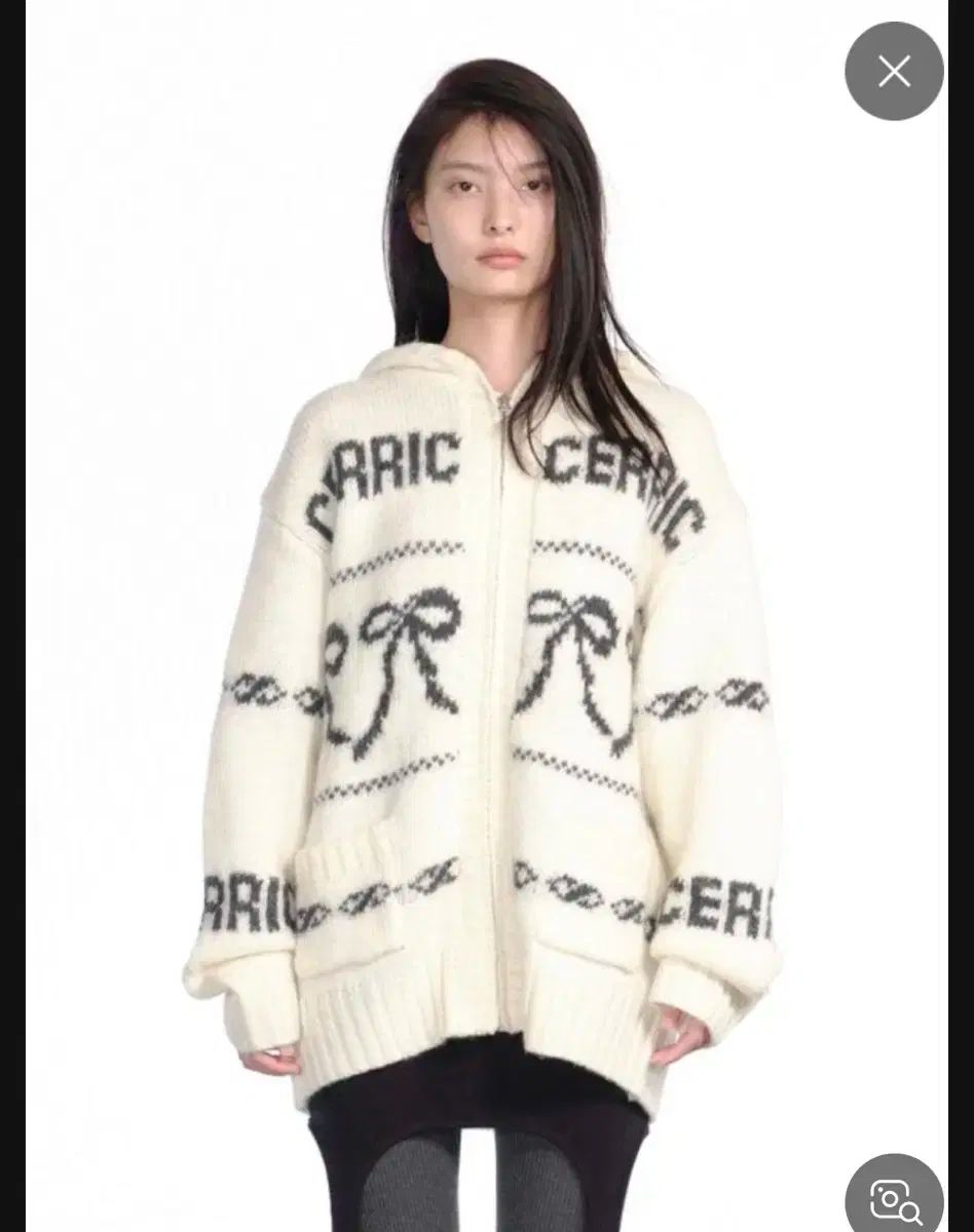 セリック リボン カウチン カーディガン