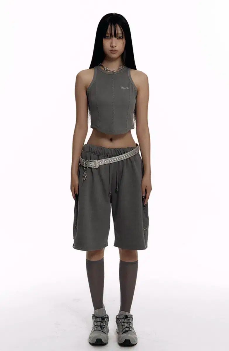 カシコ コンピ モンク セットアップ チャコール