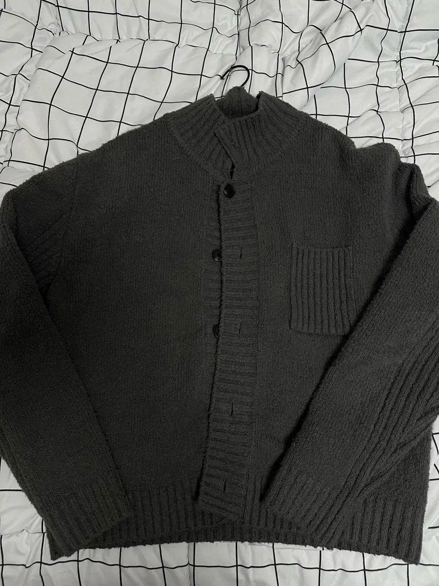 アイエル コープ ニット カーディガン グレー 50サイズ