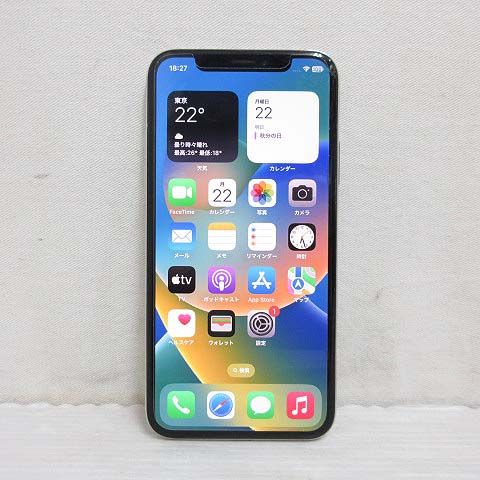 スマートフォン本体 Apple iPhoneX 64GB MQAY2J/A アップル Apple iPhoneX 安い 64GB MQAY2J/A シルバー docomo 〇判定