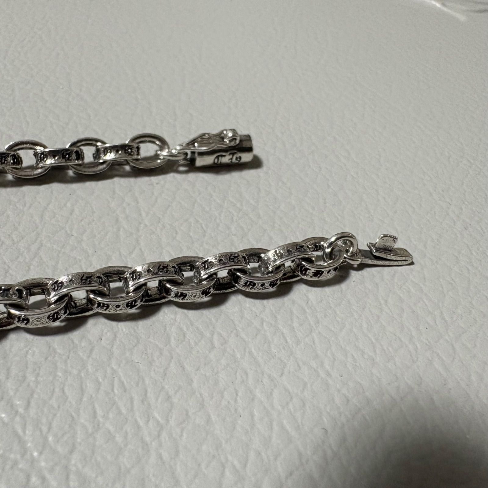 クロムハーツCHクロスペンダント ラージ with ベイル ペーパーチェーン