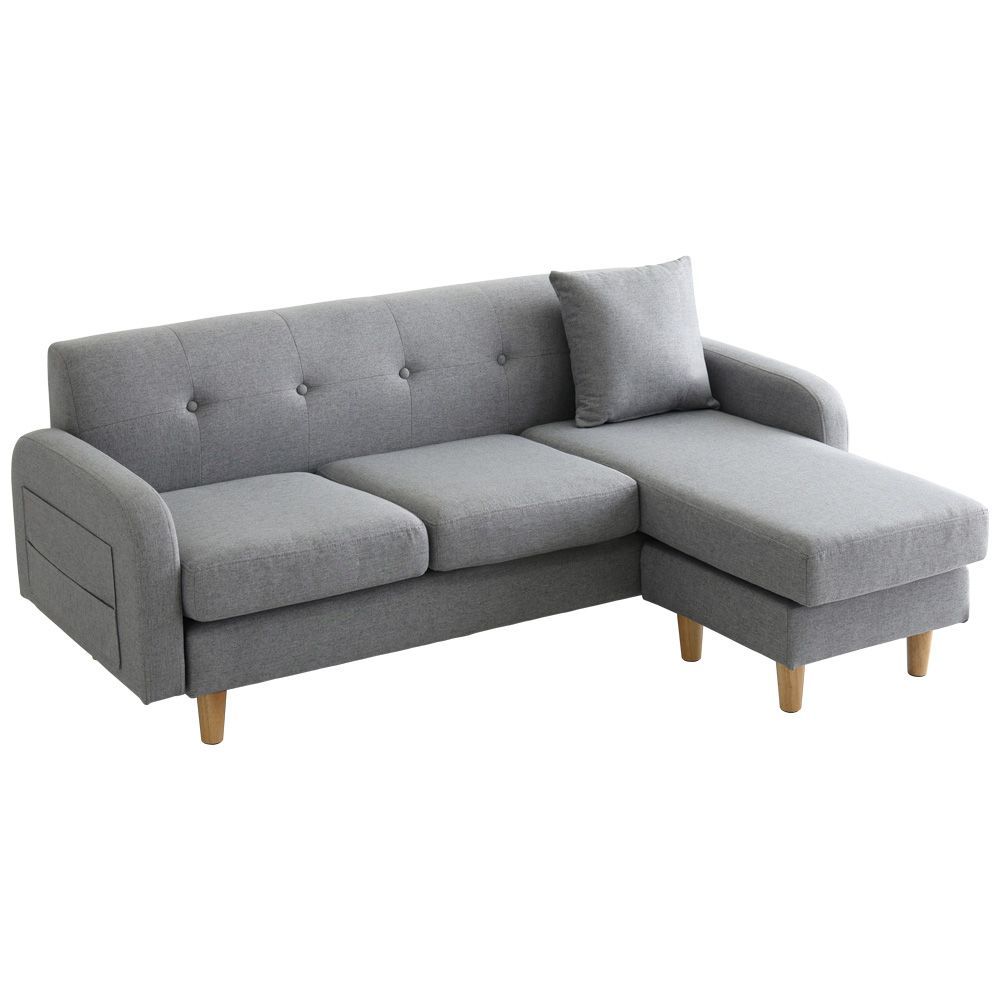 3人掛けカウチソファ Zecta ゼクタ ZCT 3 P GY グレー