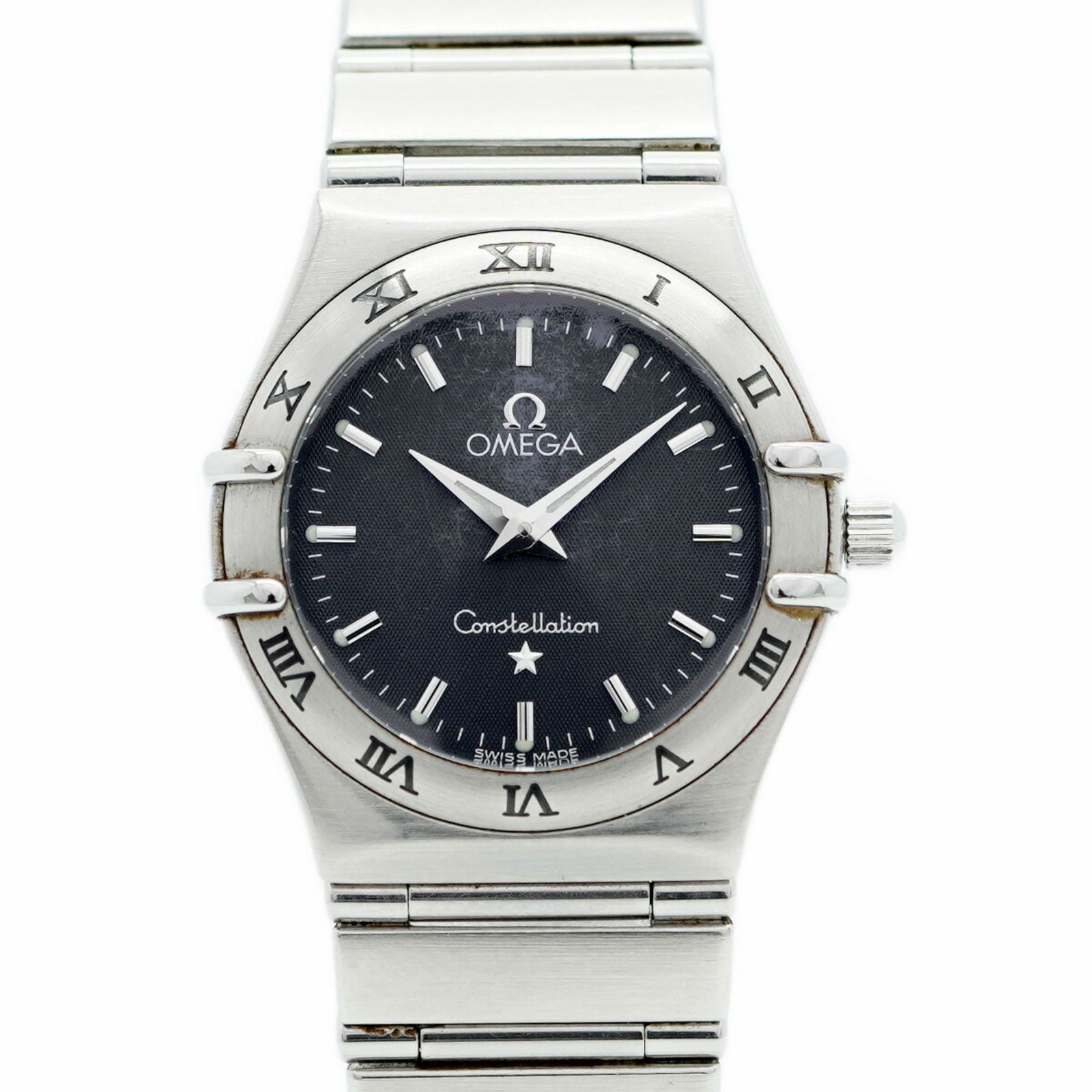 オメガ コンステレーション 1572.40 ネイビー文字盤腕時計 レディース
