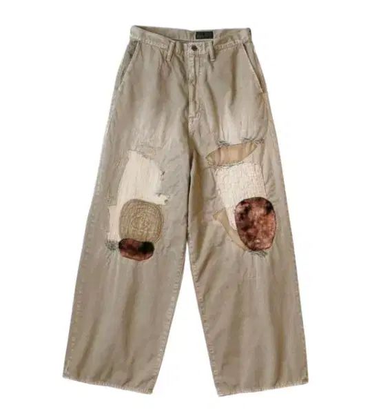 1 KAPITAL キャピタル 絣 サルエルパンツ ベージュ