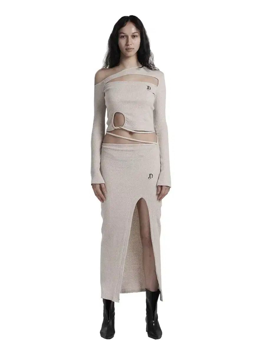 ODOR ホール スリット セットアップ オートミール