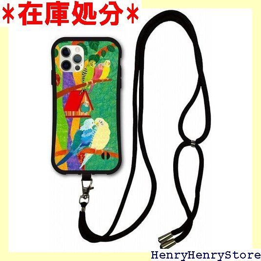 スマホショルダー付き iPhone16 スマホケース i-coronケース O デザイン 動物 アニマル アイフォン16 ケース 耐衝撃 スマホカバー インコ カラフル カップル ラブラブ 2244